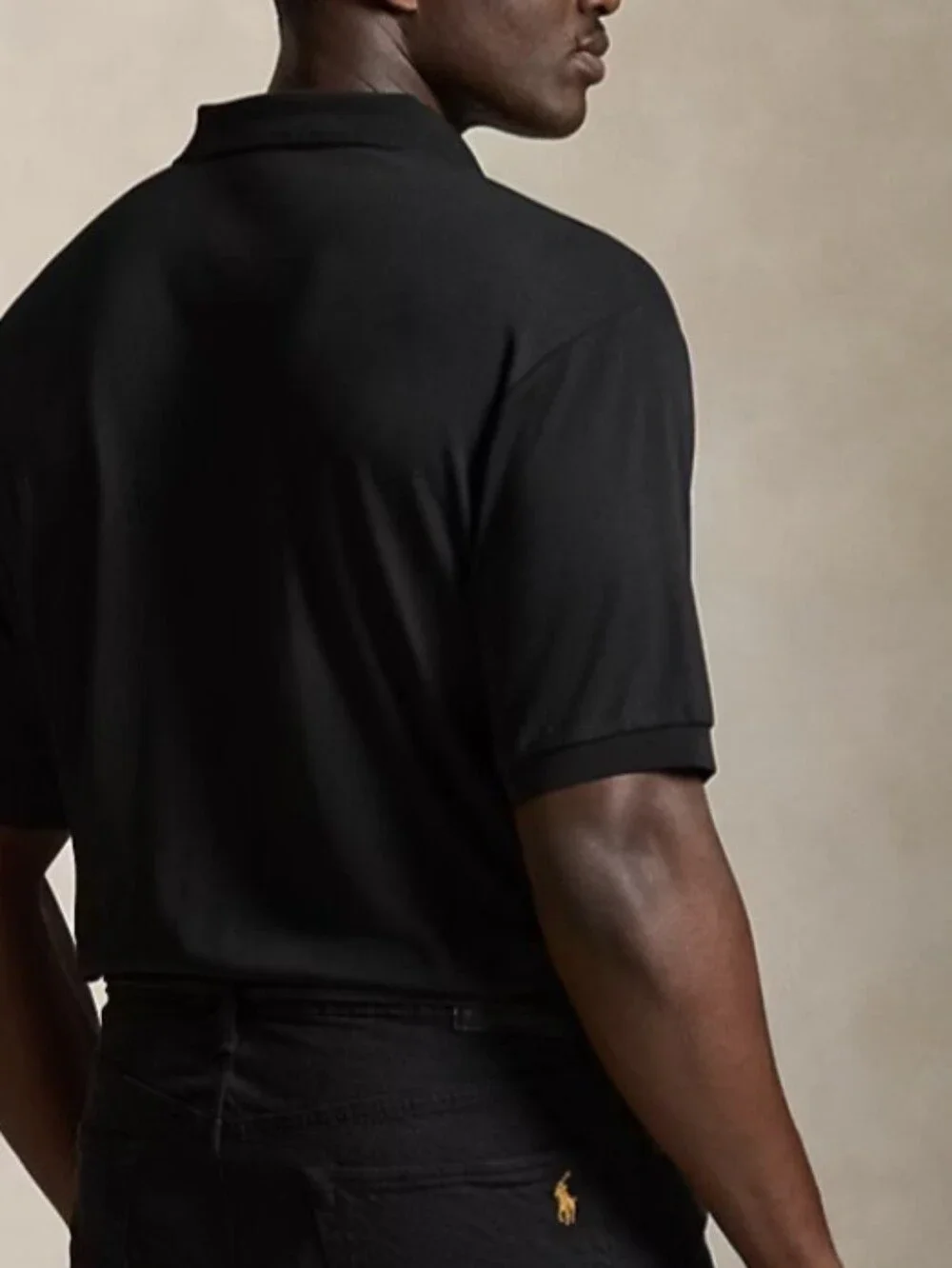 US Polo Assn Shirt Mens 2XL Black Luxury Feel Short Sleeve Logo Polo Cotton Big
